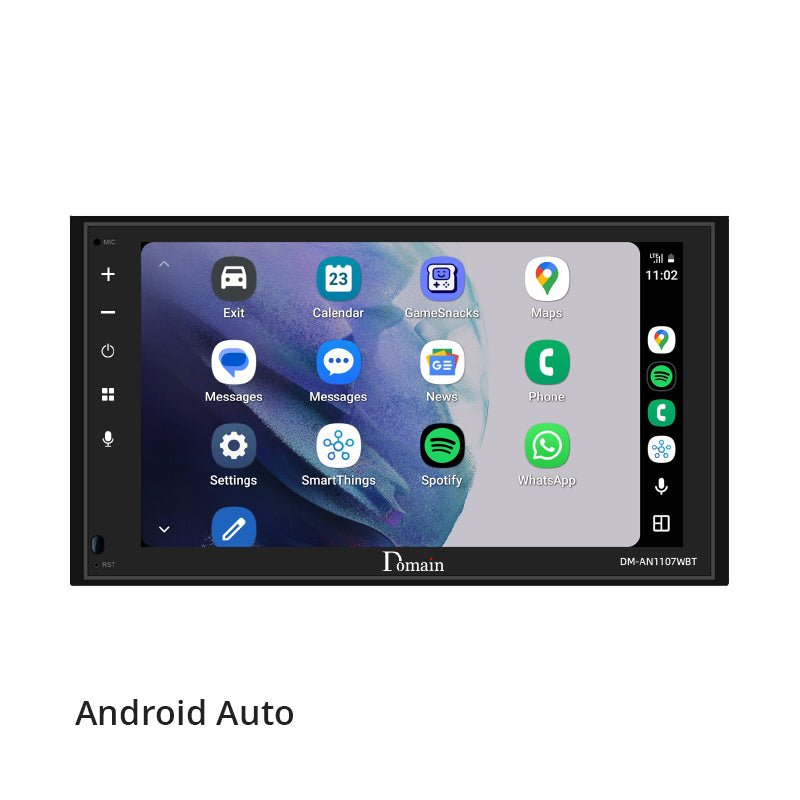 Domain DM-AN1107WBT 6.75" Android 11 with Wireless CarPlay and Android Auto