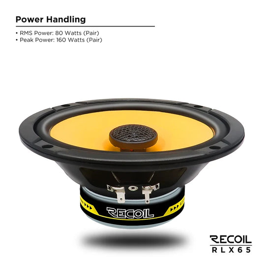 Recoil Audio RLX65 Car Speakers Pair
