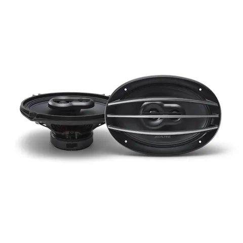 Alpine SPU-690 M-Series 6x9-Inch 3-Way Coaxial Car Speakers – 100W RMS/750W Peak Power