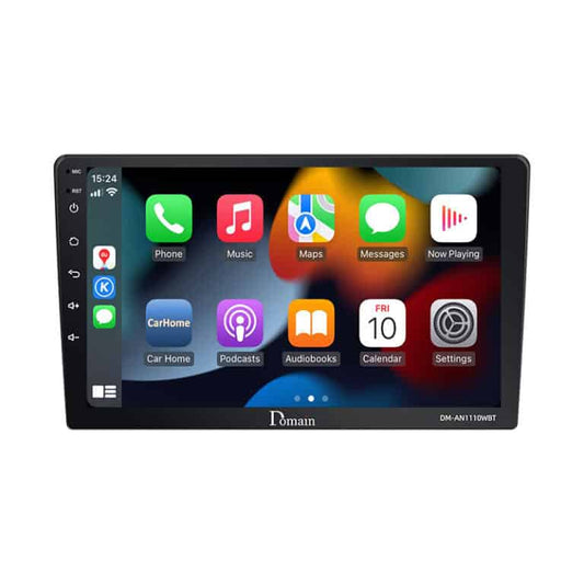 Domain DM-AN1110WBT 10.1" Android Head Unit – Wireless Apple CarPlay & Android Auto
