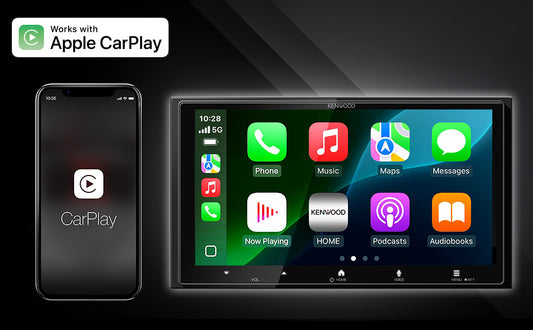 Kenwood DMX7525S 6.9" Wireless Apple CarPlay & Android Auto Multimedia Receiver