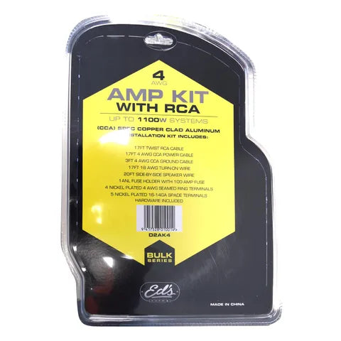 4 Gauge Amp Wiring Kit