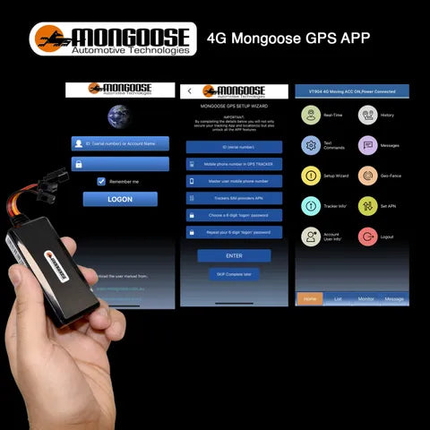 MONGOOSE VT-904 4G GPS VEHICLE TRACKER