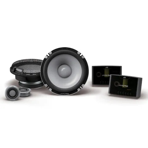 ALPINE TYPE R 6.5" PRO COMPONENT SPEAKER 2-WAY 100W RMS (R2 SERIES)
