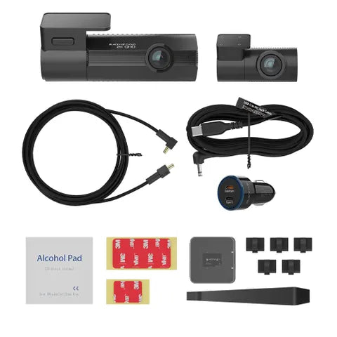 Blackvue Elite 8 2CH 2K UHD Dashcam 64 GB Front & Rear Cameras