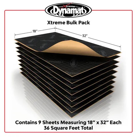 Dynamat Xtreme Bulk Pack - 9 Sheets