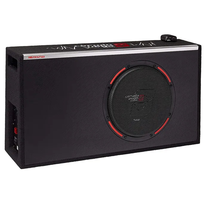 CERWIN VEGA 12" SLIM BOX SUBWOOFER AND AMPLIFIER ACTIVE 400W