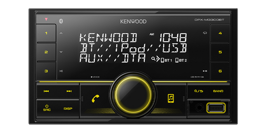 Kenwood DPX-M3300BT Bluetooth Double DIN Head Unit