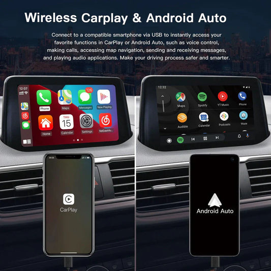 CarPlay & Android Auto USB Hub Adapter for Mazda – Wired Upgrade Installation Included