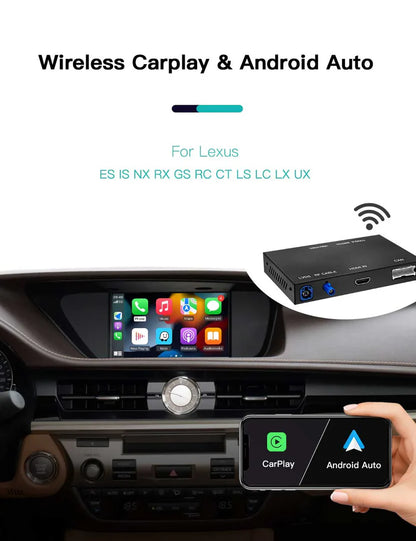 Wireless Carplay & Android Auto Retrofit Kit interface for Lexus including installation