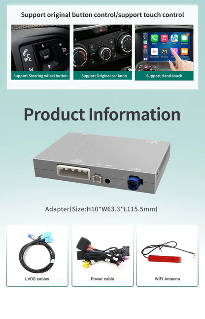 Holden Commodore VF1 VF2 Wireless Apple Carplay & Android Auto Kit