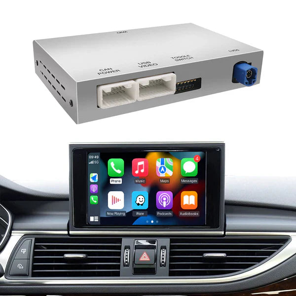 Wireless Carplay Android Auto Retrofit Kit interface for Audi including installation