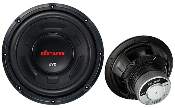 JVC CW-DR124 12" DRVN series 1800 watts power (350 watts RMS) Subwoofer