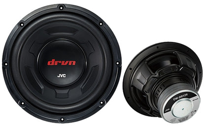 JVC CW-DR124 12" DRVN series 1800 watts power (350 watts RMS) Subwoofer