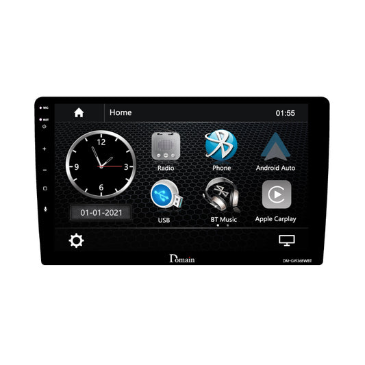 Domain DM-CA9368WBT 9″ Wireless CarPlay & Android Auto Multimedia Receiver