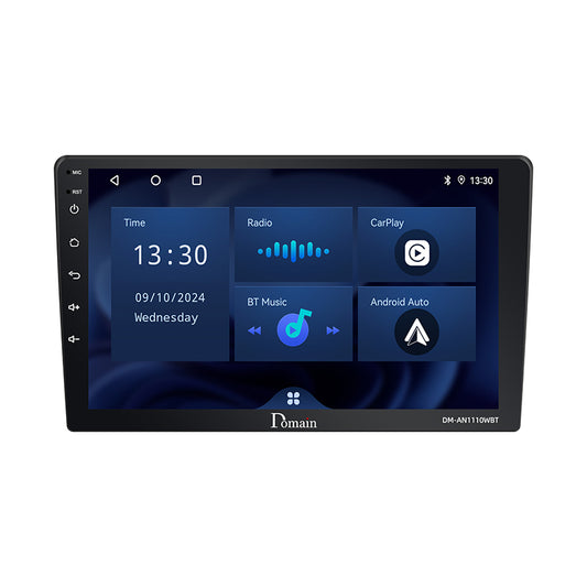 Domain DM-AN1110WBT 10.1" Android Head Unit – Wireless Apple CarPlay & Android Auto