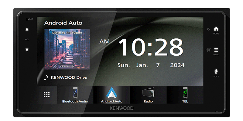 Kenwood DMX723WS 6.8" Wireless Apple CarPlay & Android Auto Multimedia Receiver