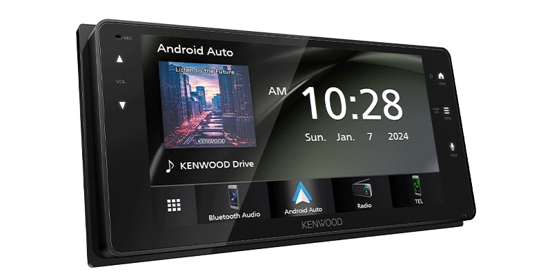 Kenwood DMX723WS 6.8" Wireless Apple CarPlay & Android Auto Multimedia Receiver