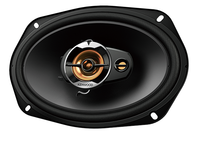Kenwood KFC-S6977EX 6x9" 3-Way Coaxial Car Speakers – 500W Peak / 80W RMS