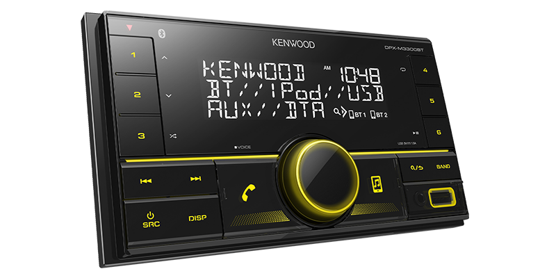Kenwood DPX-M3300BT Bluetooth Double DIN Head Unit