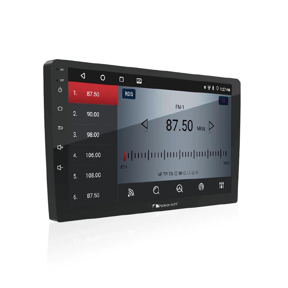 Nakamichi NAM5260-A9Z 9" Android Head Unit – Wireless Apple CarPlay & Android Auto