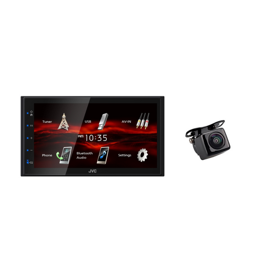 JVC KW-M180BT & Rear View Camera Combo
