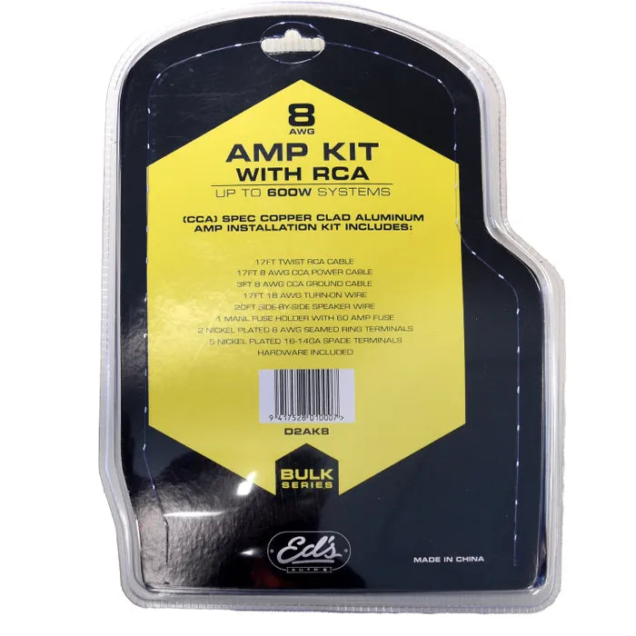 8 Gauge Amp Wiring Kit