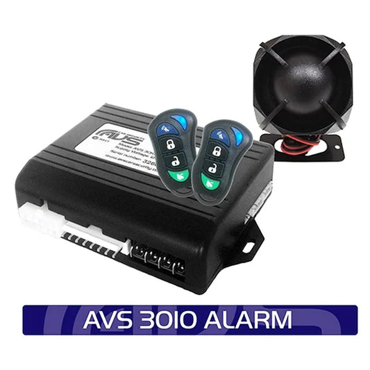 Car Alarm - AVS 3010 WITH IMMOBILISER & SIREN- Including Installation