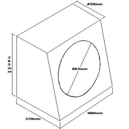 12" Subwoofer Enclosure/Box for Single Subwoofer