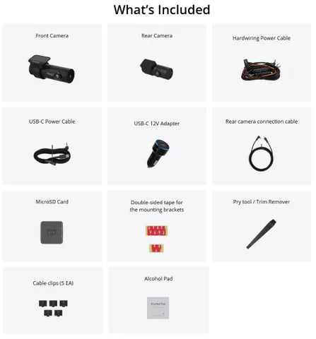 BlackVue DR770X-2CH II – Front & Rear Full HD Cloud Dash Camera | 64GB