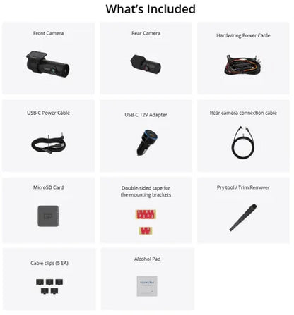 BlackVue DR770X-2CH II – Front & Rear Full HD Cloud Dash Camera | 64GB