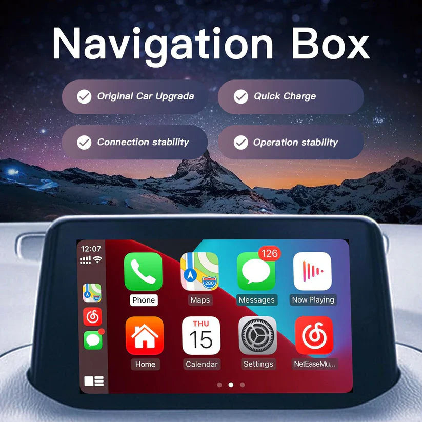 CarPlay & Android Auto USB Hub Adapter for Mazda – Wired Upgrade Installation Included