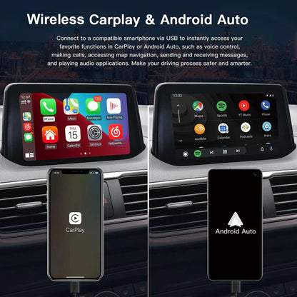 CarPlay & Android Auto USB Hub Adapter for Mazda – Wired Upgrade Installation Included